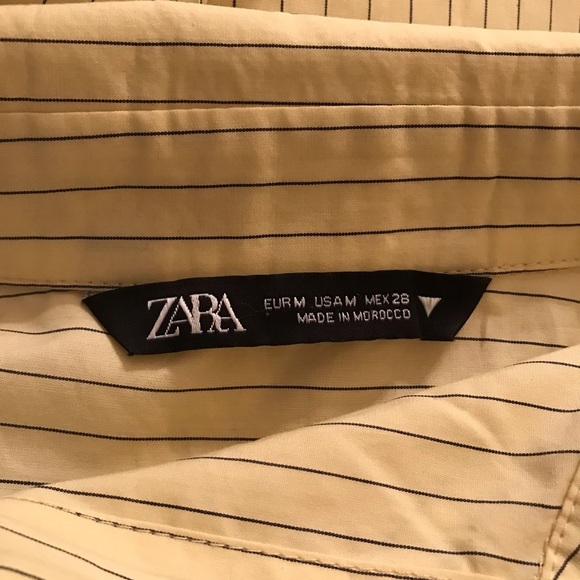 Zara Stripe Collared Shirt - Picture 6 of 7